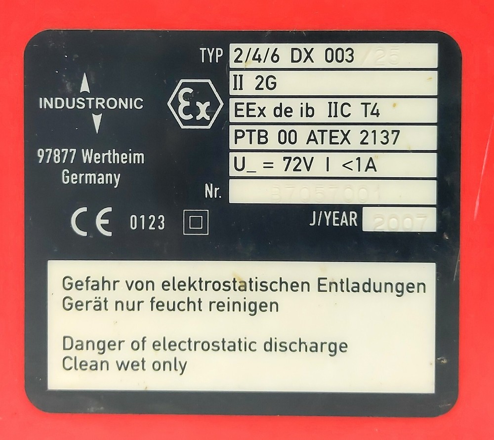Industronic 2/4/6 DX 003 - ATEX Explosion-Proof Intercom Station