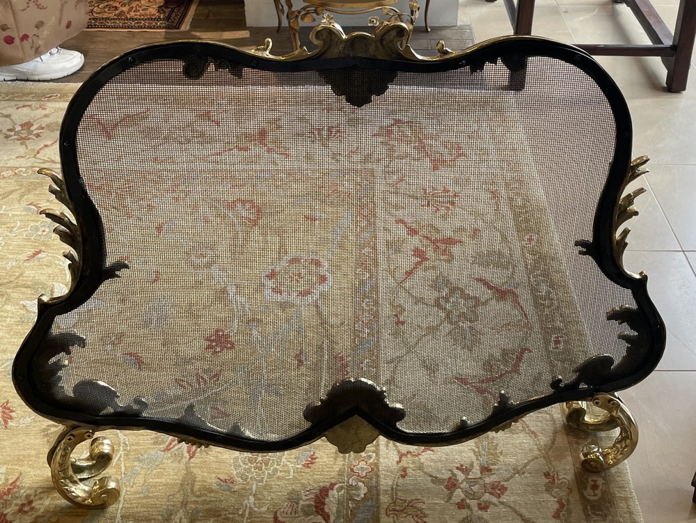 French Rococo Fireplace Screen