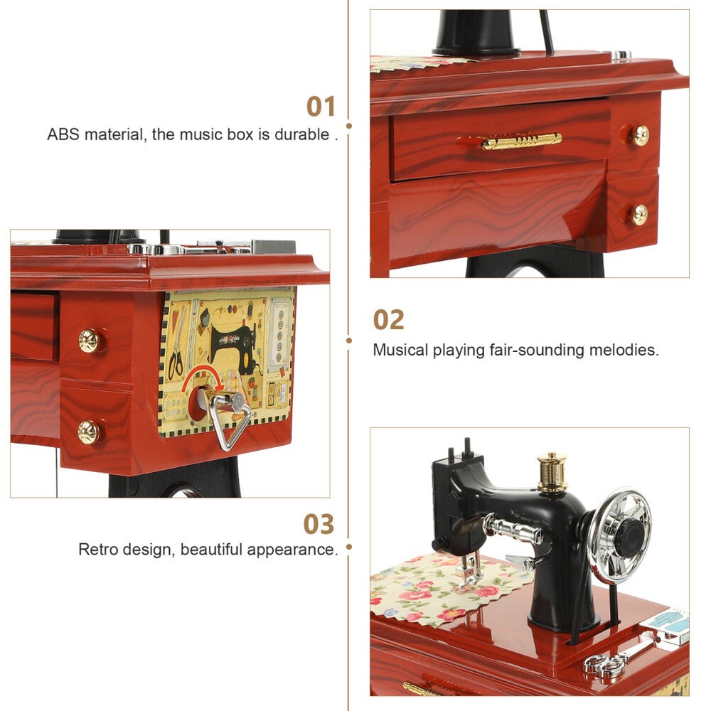 Sewing Machine Sewing Machine Statue Musical Box Musical Sewing Machine