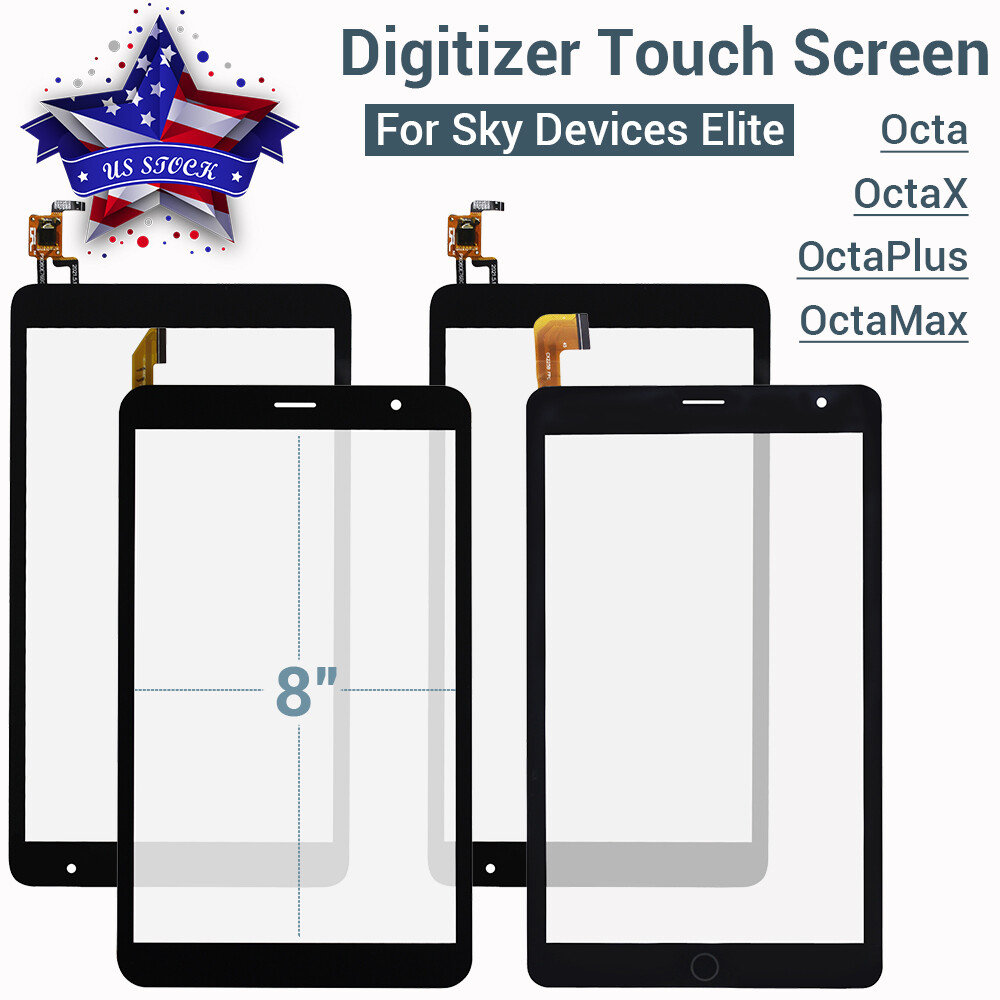 For Sky Devices Elite 8 inch Octa/OctaX/OctaPlus/ OctaMax Touch Screen Digitizer