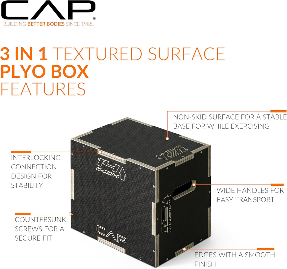 3-In-1 Plyometric Box | Multiple Styles and Sizes