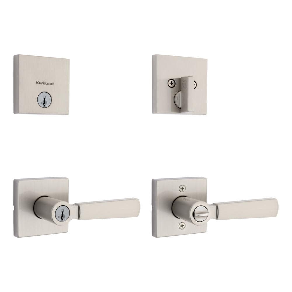 Kwikset Perth Keyed Entry Handle & Deadbolt Combo Pack