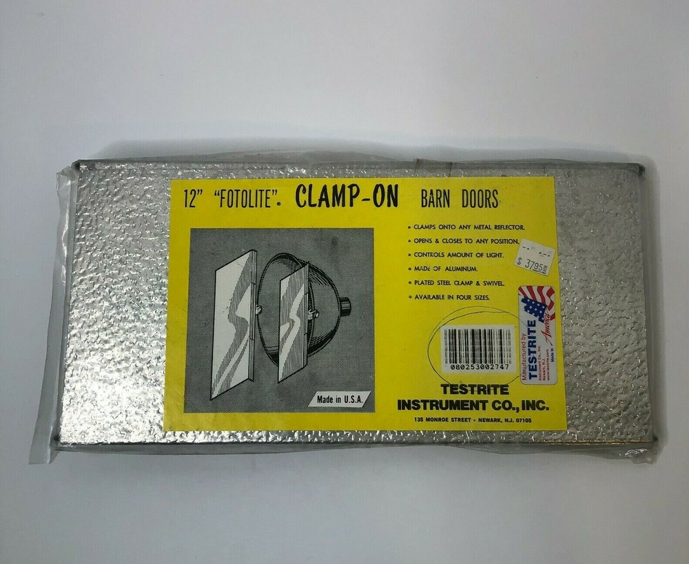 FOTOLITE Clamp-On Barn Doors Testrite Instrument Co. Light Control