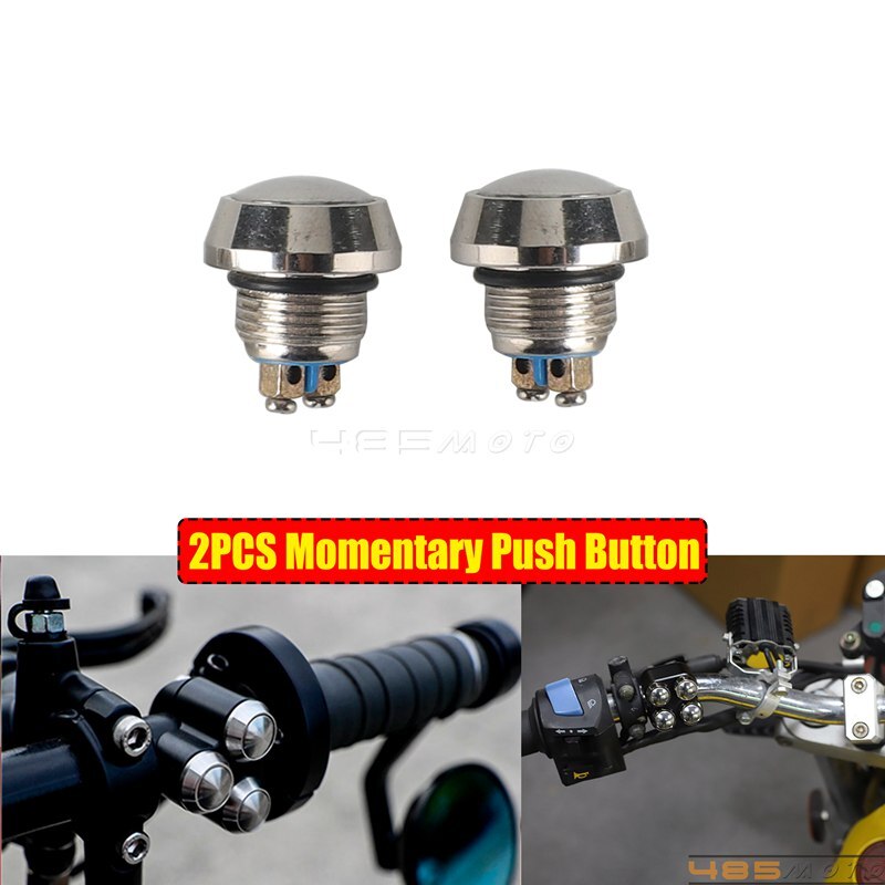 Motorcycle Handlebar Switch Button Momentary Button For Harley XL Softail Dyna