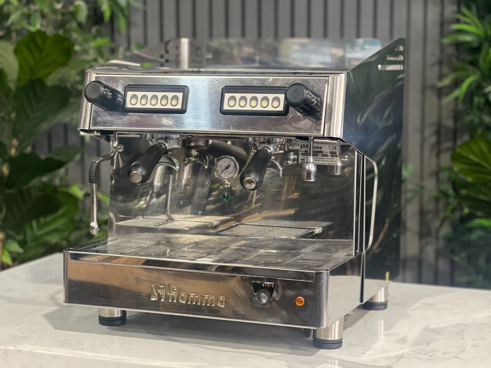FIAMMA ATLANTIC COMPACT 2 GROUP STAINLESS ESPRESSO COFFEE MACHINE STAINLESS CAFE