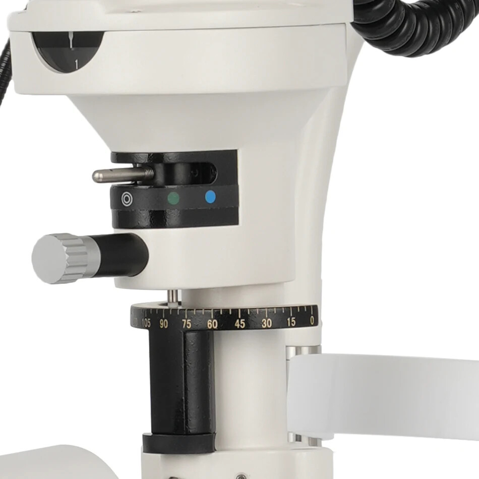 Five times magnification ophthalmic slit lamp optometry microscope