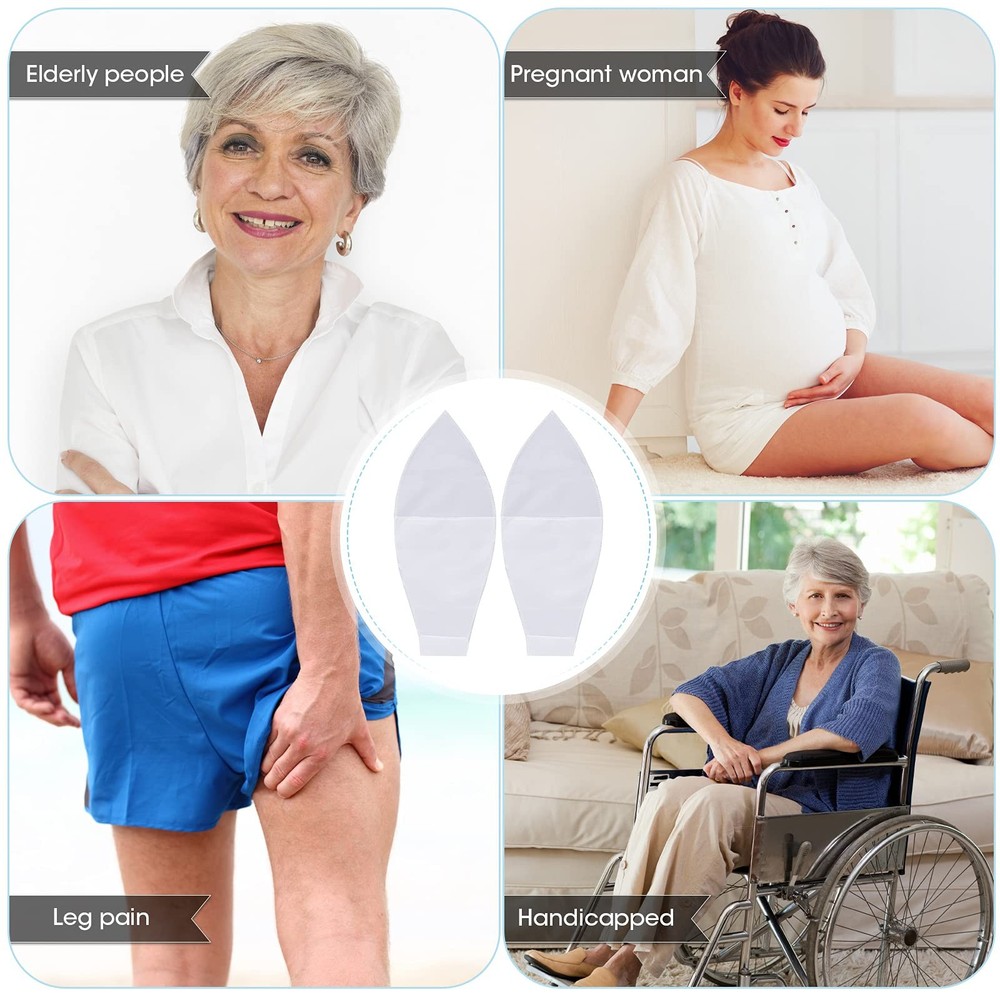 10 Pieces Easy Slide Open Toe Compression Sock Aid Slip Stocking Applicator...