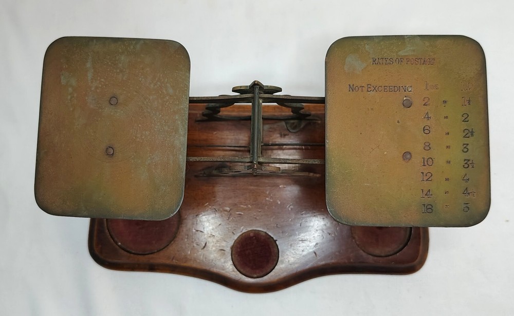 Vintage Antique Postal Scale NO WEIGHTS
