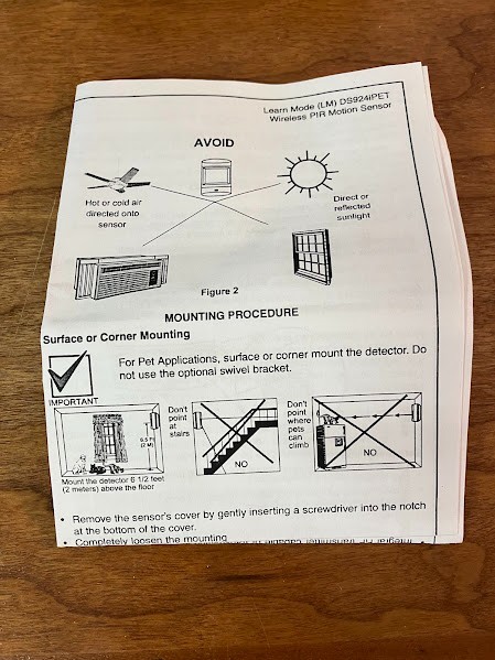 GE Interlogix: Wireless Motion Sensor - 60-511-02-95