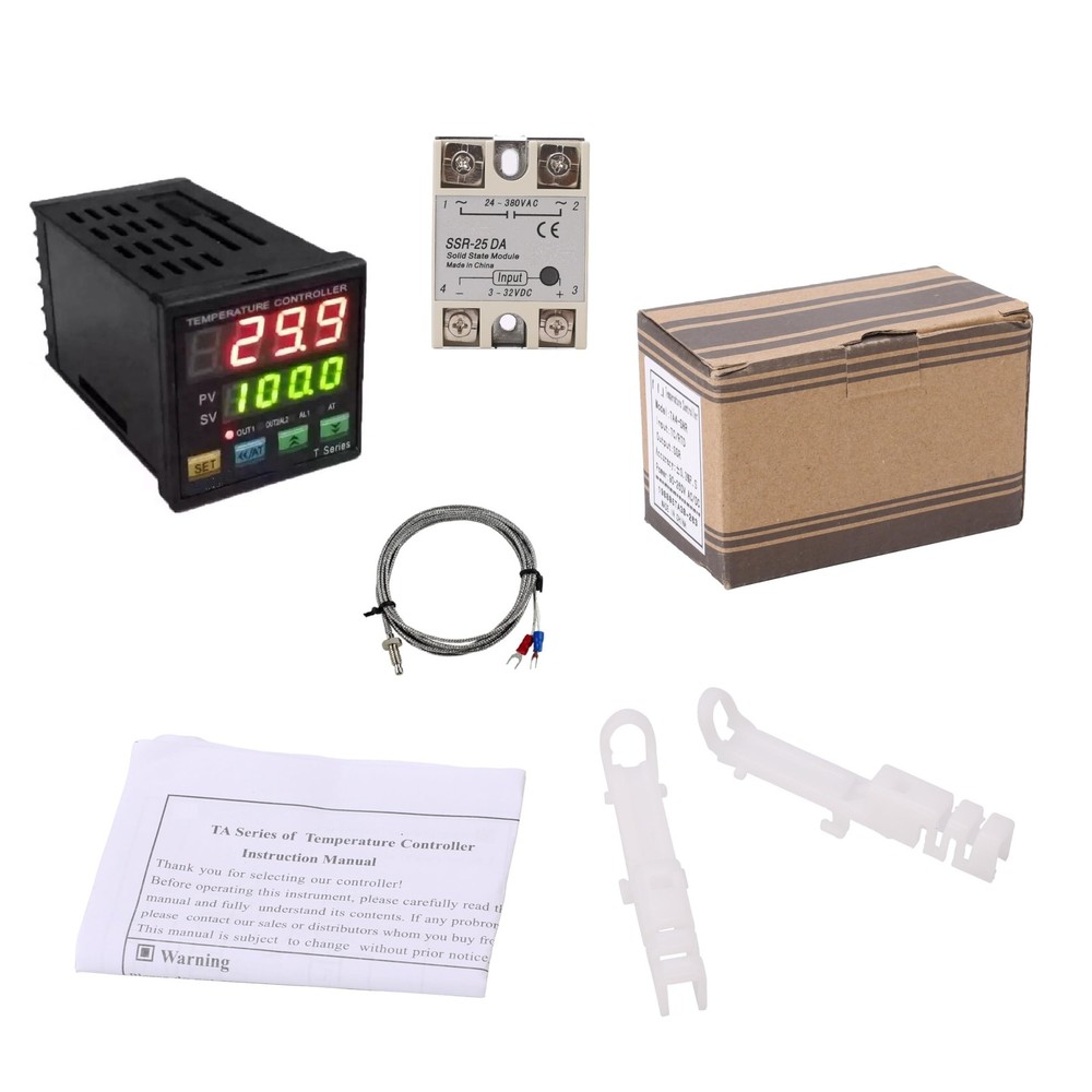 PID Temperature Controller Industrial Automation Control Meter Indicator, Hig...