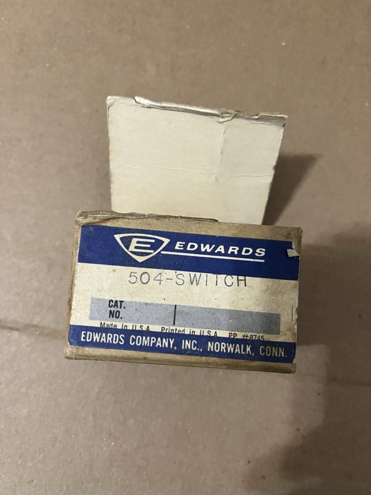Edwards 504 Switch