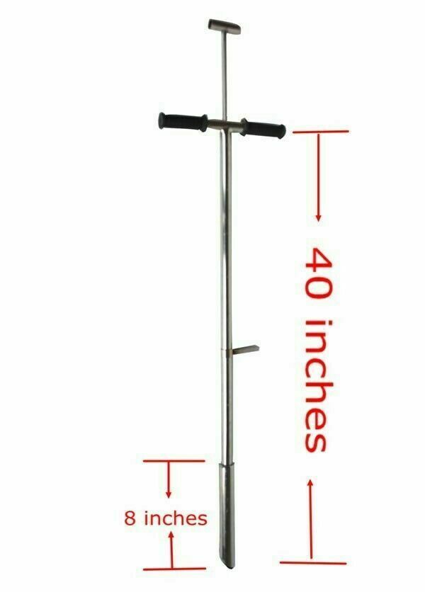 40" Soil Sample Probe Stainless Steel Digging Tool Sampling Core 1.5" Foot Pet