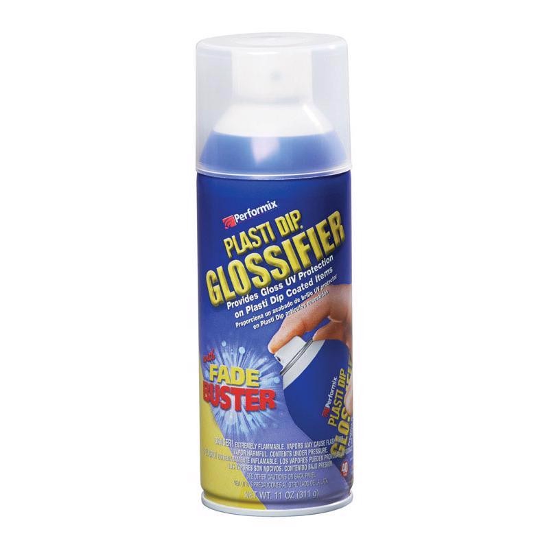 Plasti Dip 11212-6 Flexible Glossifier Clear Multi-Purpose Rubber Coating 11 oz.