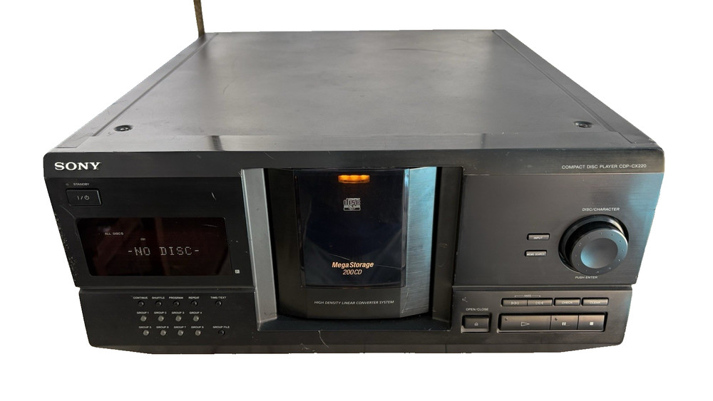 Sony CDP-CX220 200 CD Mega Storage Changer.*Nice Jukebox!*