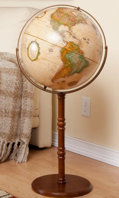 Commander Floor Standing World Globe