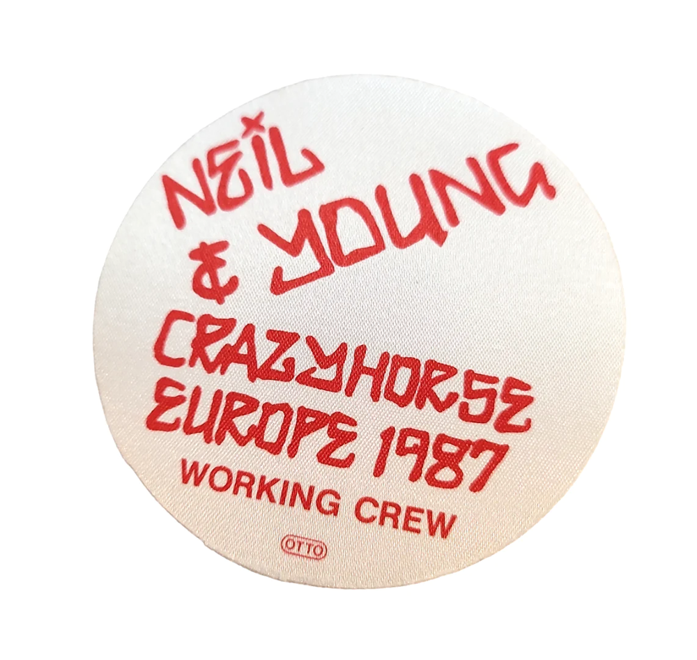 Neil Young & Crazy Horse 1987 Backstage Pass OTTO