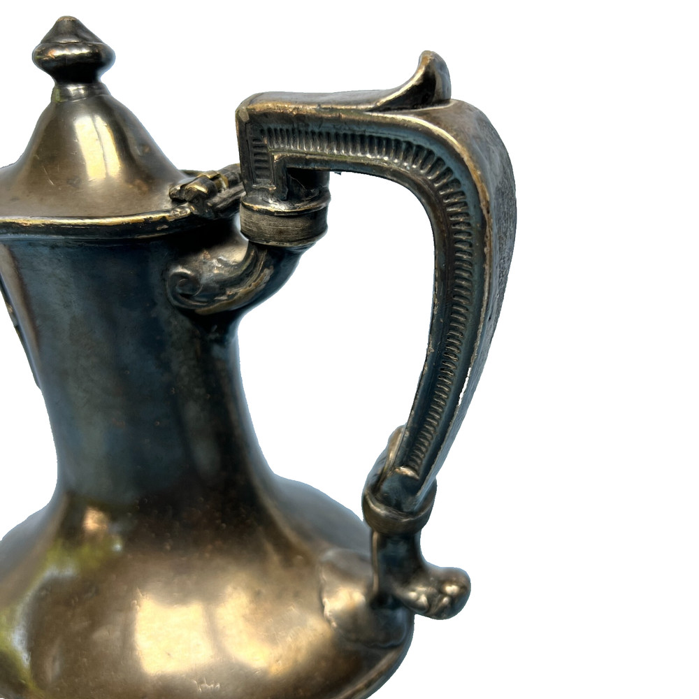 VTG 16oz Smith Silver Co Pitcher Silver Soldered 8"