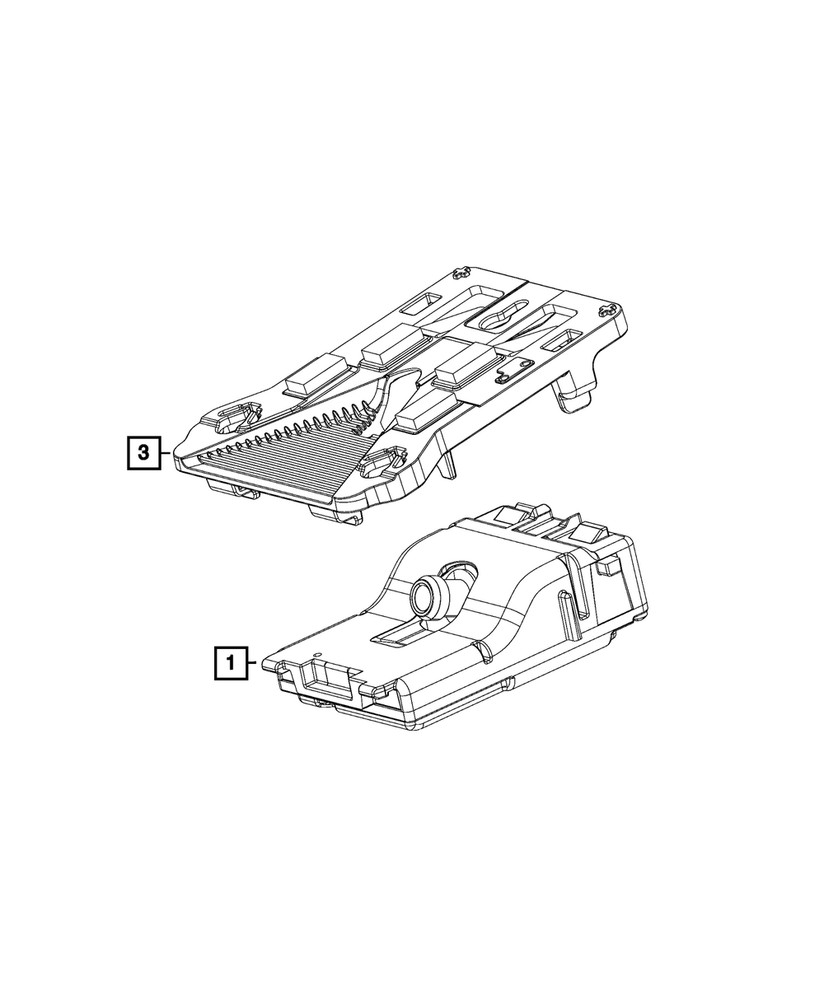 Genuine Mopar Forward Facing Camera 68604122AB