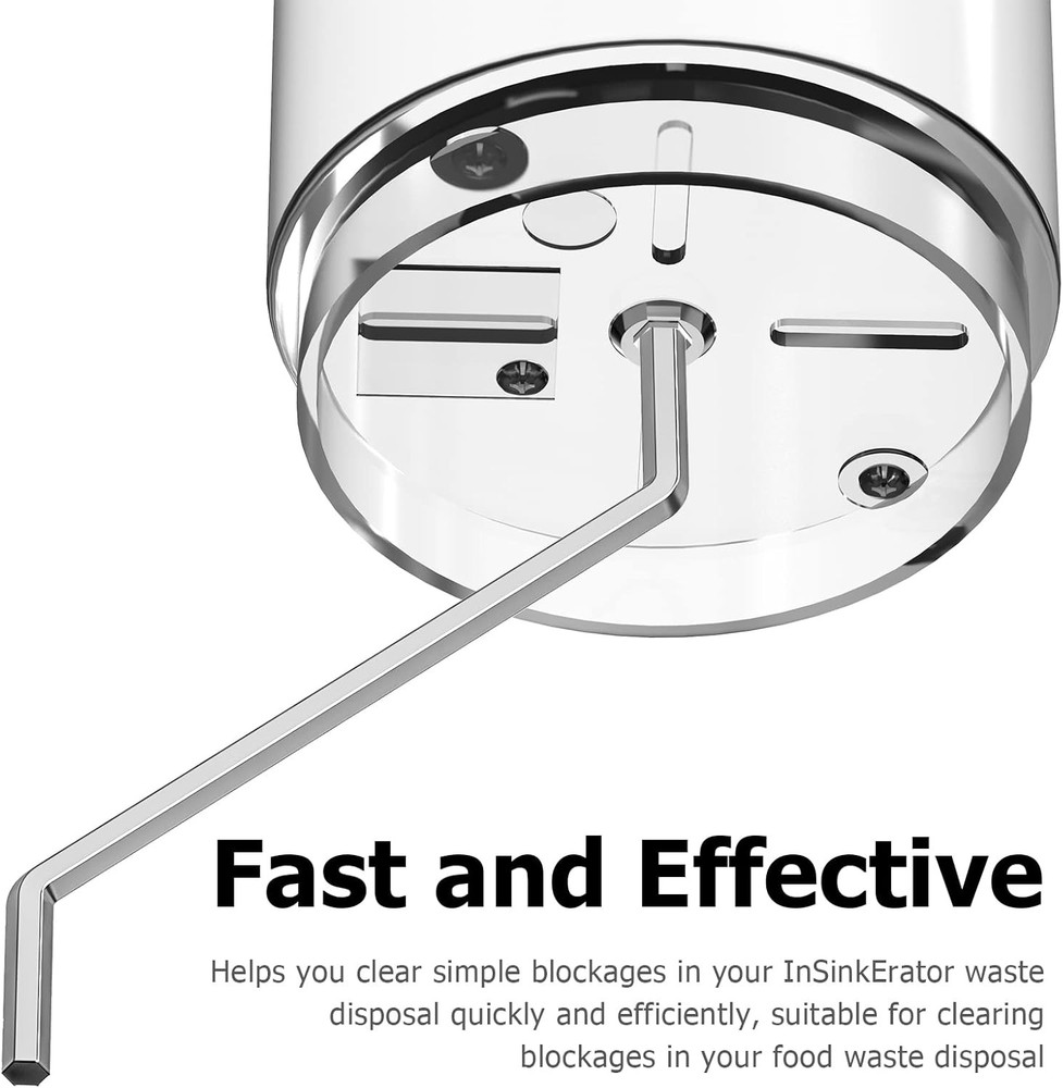Garbage Disposal Wrench Tool Compatible Kitchen Sink Unjam