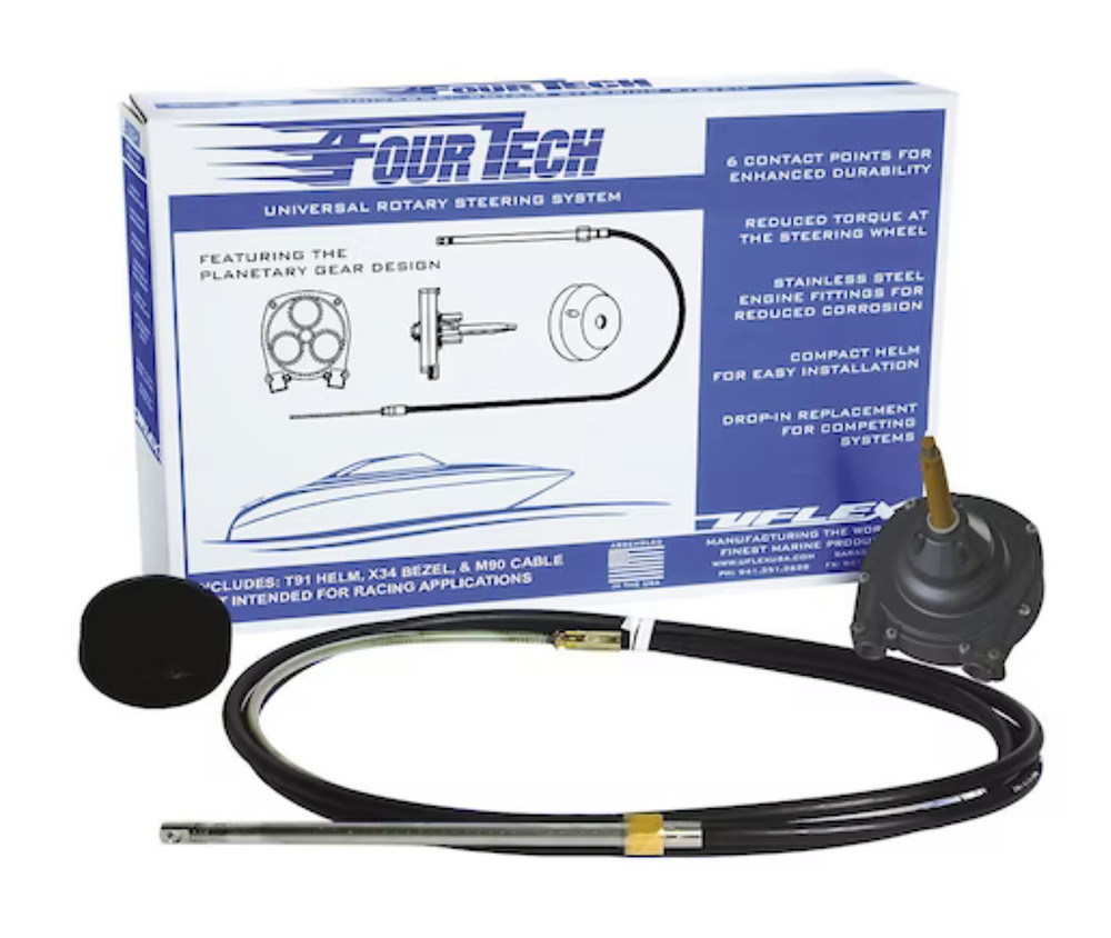 Uflex FOURTECHBLK10 MARINE STEERING CABLE