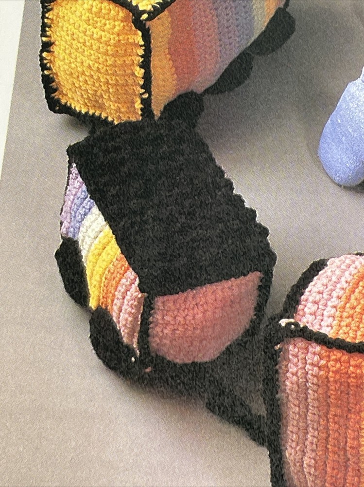Marshall Cavendish Rainbow Train Toy Crochet Pattern