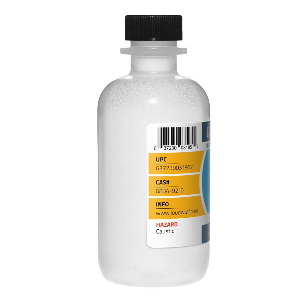 Sodium Silicate Solution, 41% Concentration, 4oz, Reagent Grade, SHIPS SAME DAY