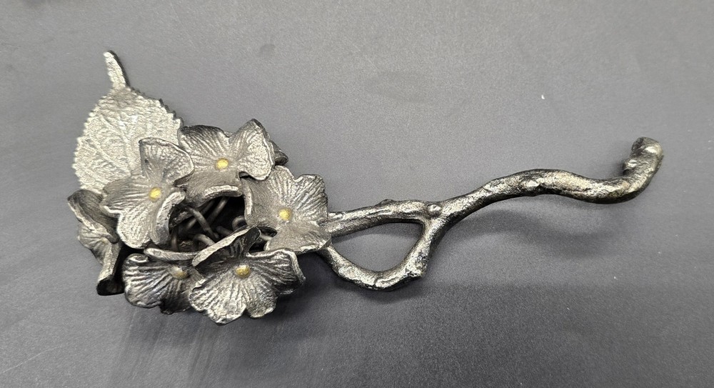 Beautiful Silver Colored Flower Stem Silver Plated Not Solid 8in