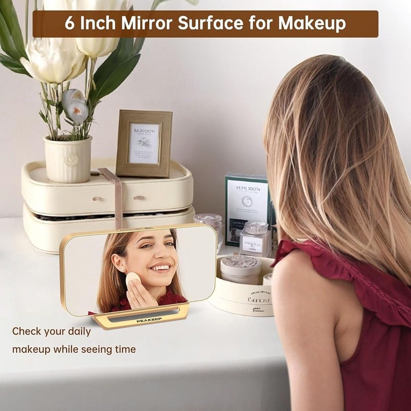 Digital Alarm Clock W/ Adjustable Brightness Loud Volume Battery Backup Function