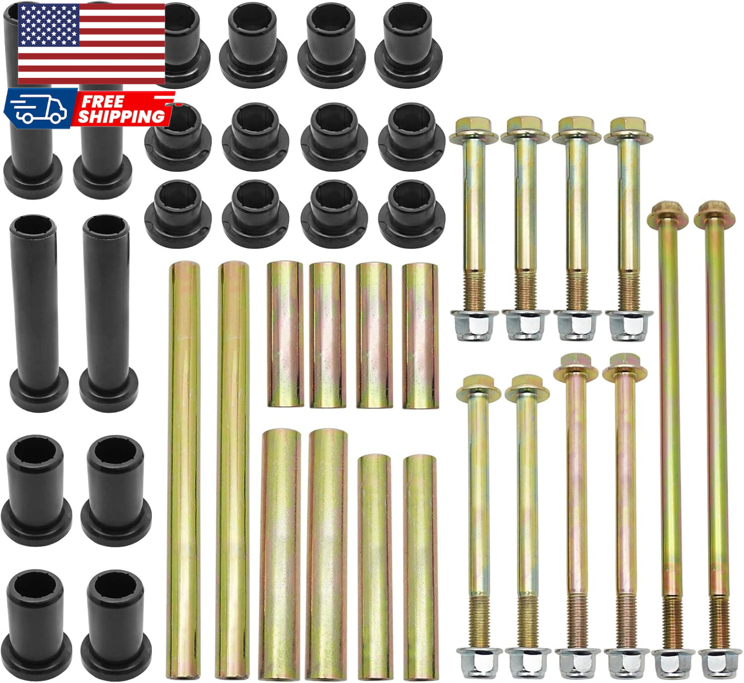 Rear A-Arm Bushing Rebuild Kit 2 Side for Polaris Sportsman 1000 850 550 2010