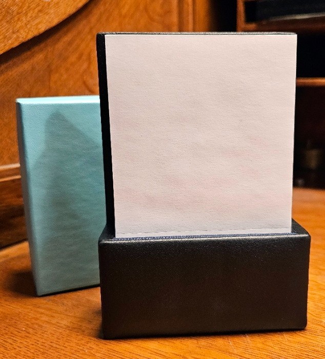 Tiffany note memo pad holder New in box