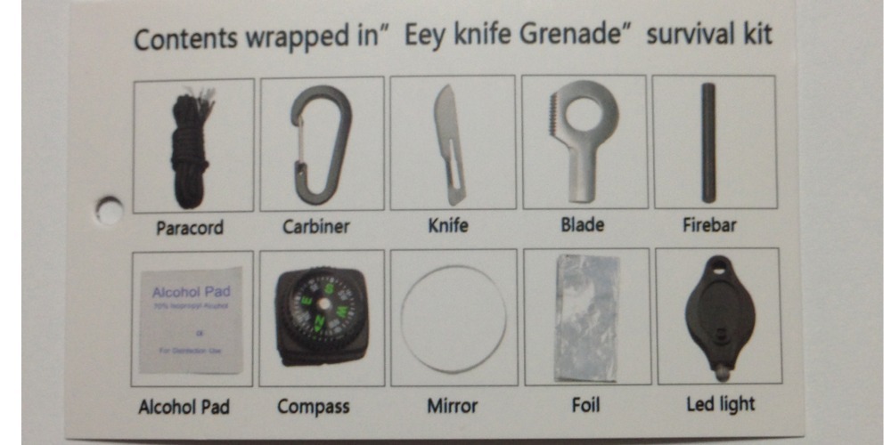 Fishing Emergency Kits with Compass