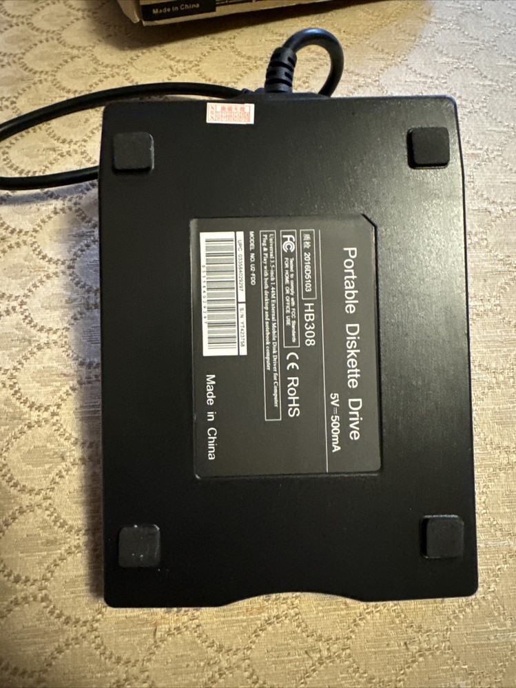 USB ￼Portable Diskette Floppy Drive￼ OPEN BOX CD ROM