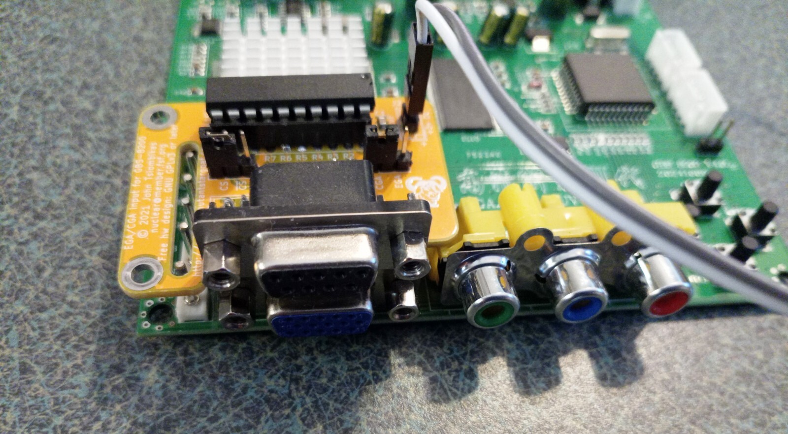 CGA - EGA Upgrade board for GBS8200 or GBS8220 Get REAL CGA EGA to VGA