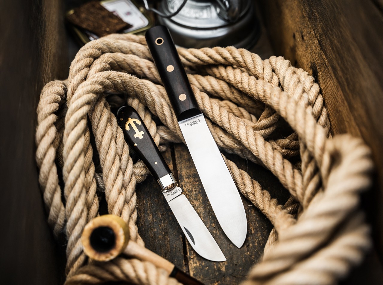 History Knife & Tool Sailor´s Knife 5.28" Fixed Blade 4116 Full-Tang - 02HY005