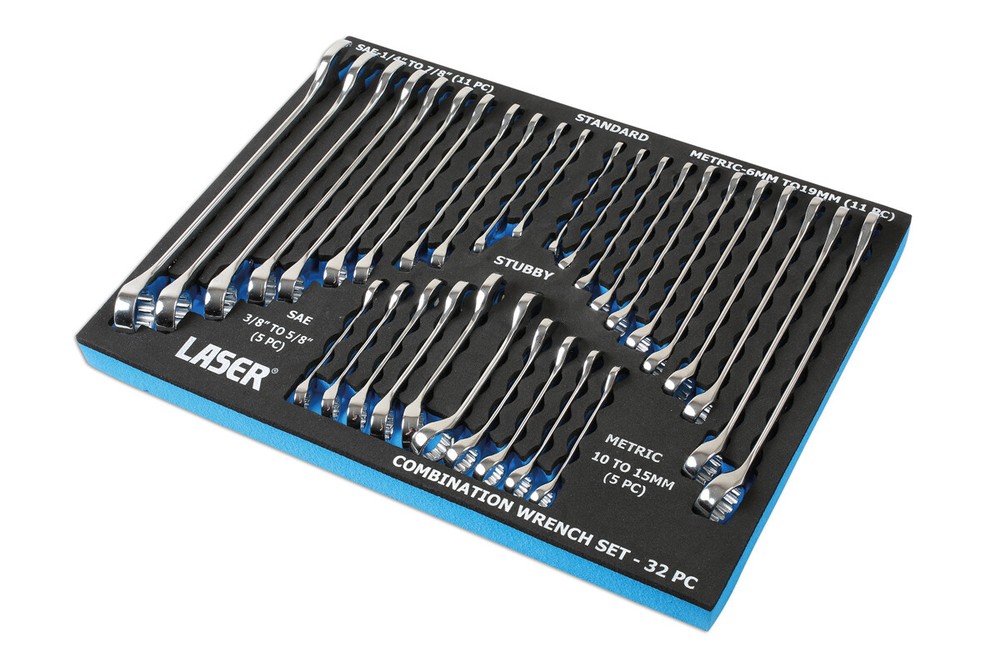 Laser 6795 32 Piece Combination Spanner Set