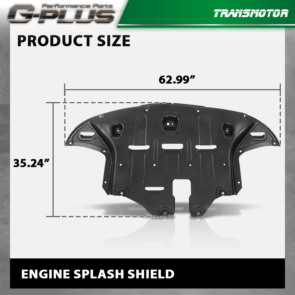 Engine Splash Shields Front For 2016 2017 2018 2019 2020 2021 Hyundai Tucson