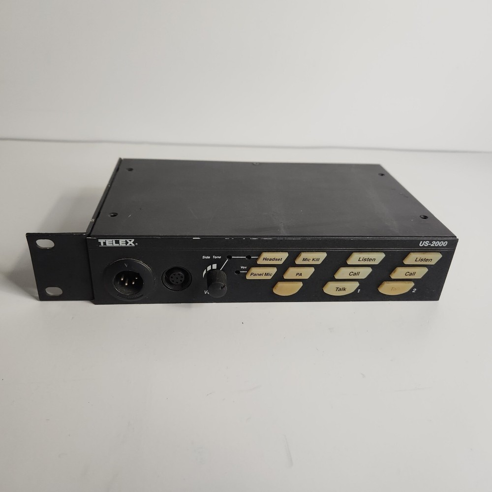 Telex Audiocom SPS2000A & US2000A Intercom Console
