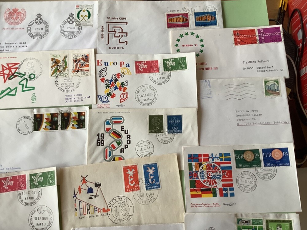 Italy collection postal covers 16 items Ref A2035