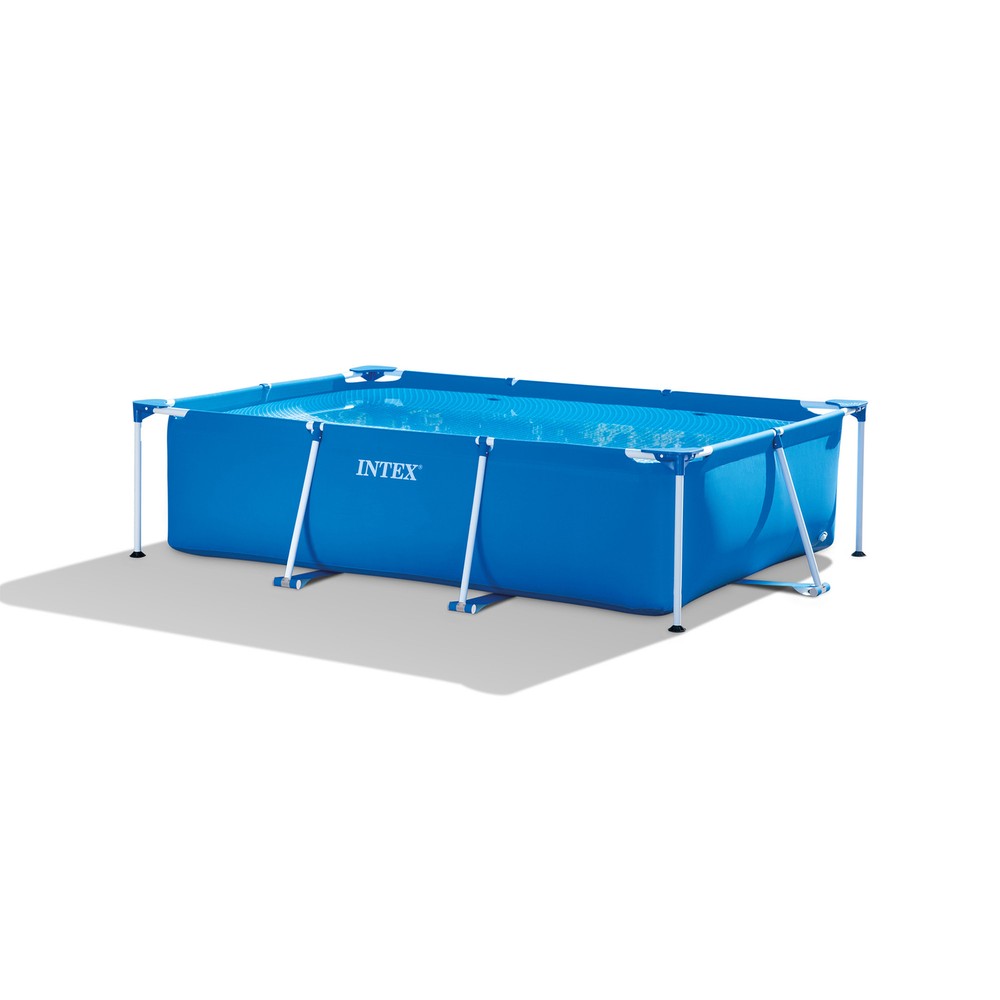 Intex 9.8ftx6.5ftx29.5in Rectangular Frame Above Ground Pool(Open Box)(2 Pack)