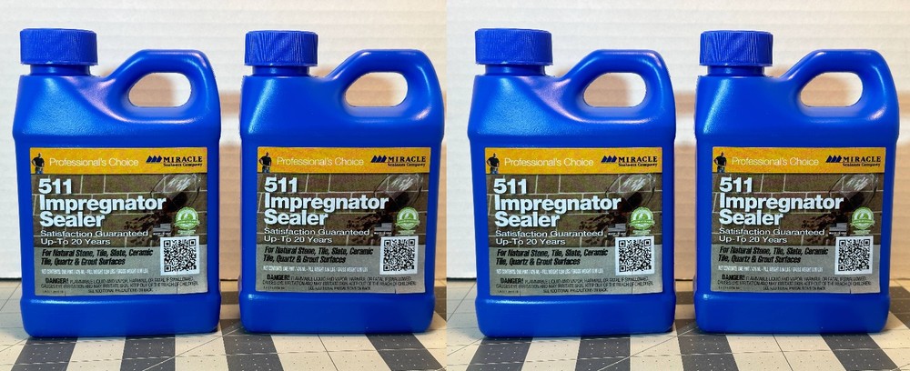 (4) Rust-Oleum® Miracle Sealants™ 511 Impregnator Sealer  * 4 PINTS *  #511PT
