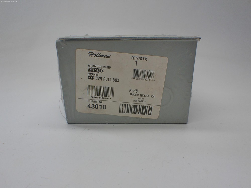 HOFFMAN ASE6X6X4 ENCLOSURE NSMP