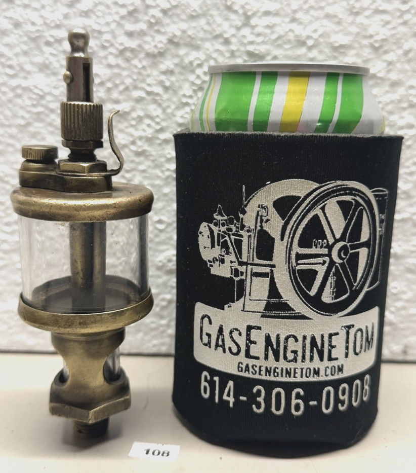 Brass Cylinder Oiler Small IHC M Famous Mogul Hit Miss Engine 1/4" NPT