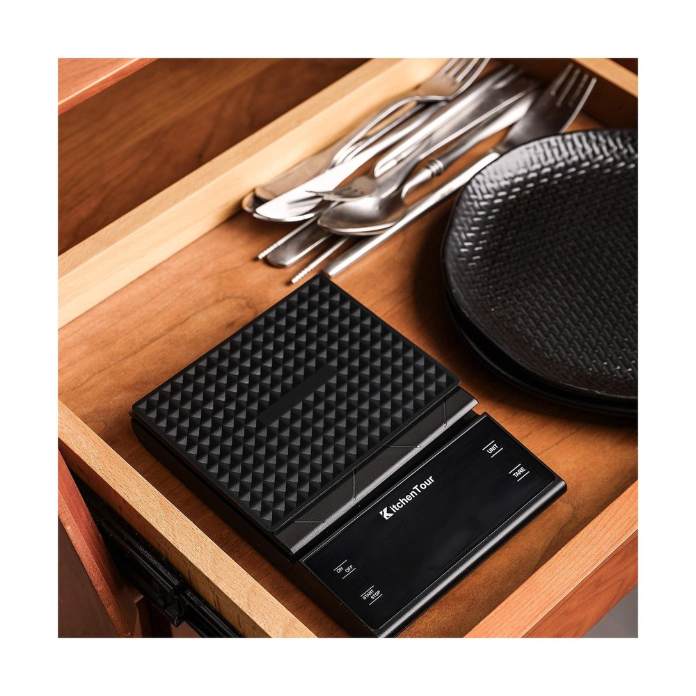 KitchenTour Coffee Scale with Timer - Digital Multifunction Weighin... Fast Ship