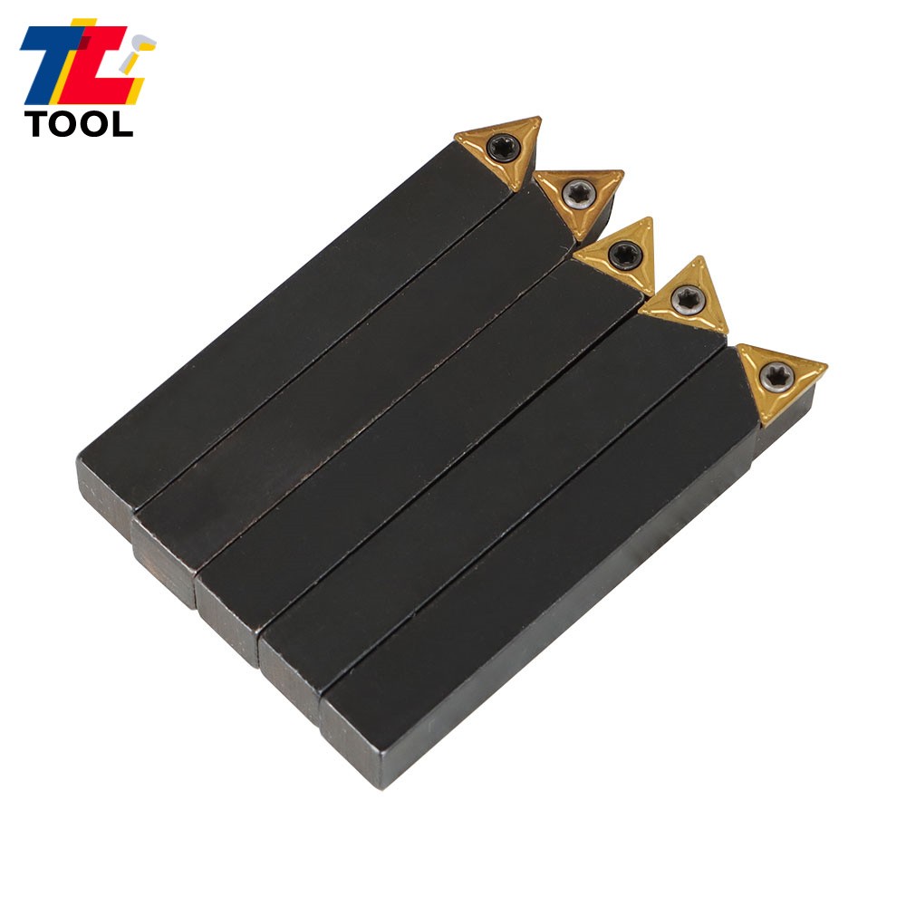 5-Pc 3/8" Lathe Indexable Carbide Insert &Turning Tooling Bit Holder Set