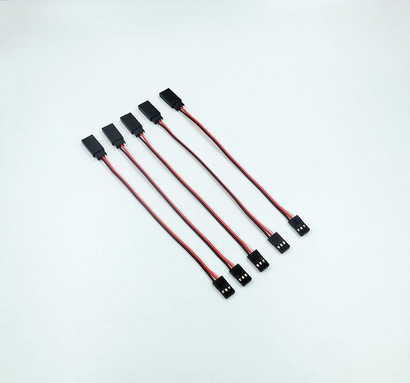 5pcs Heavy Duty Servo Extension Wire 22AWG 6in/15cm for Futaba/JR/Hitec/Spektrum