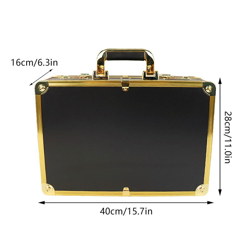 Barber Case Organizer Barber Briefcase Tool Box Barber Carrying Case with Lock