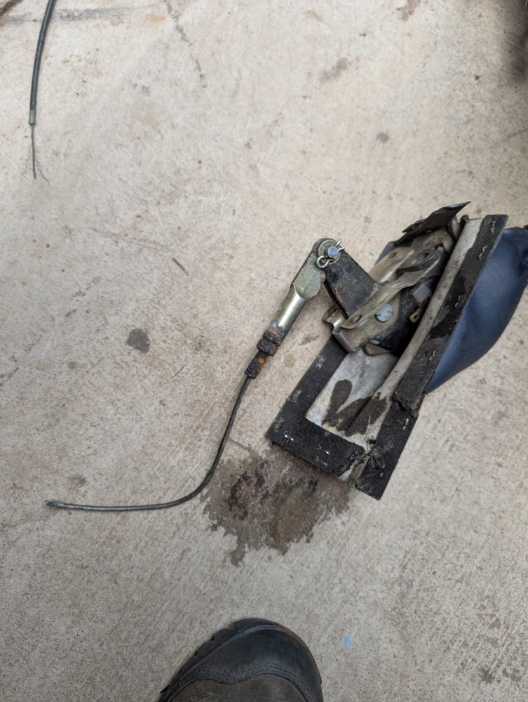 Triumph TR7 Handbrake with Blue Gaiter