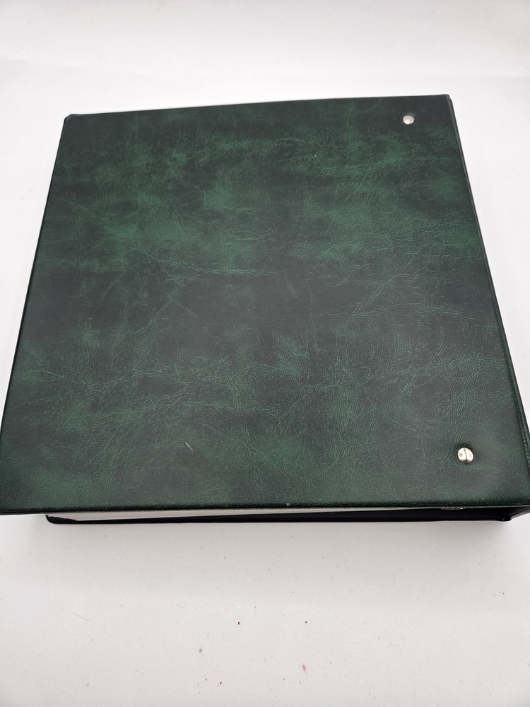 Scott Minuteman stamp album Green Binder Unused Pages 1901-2005