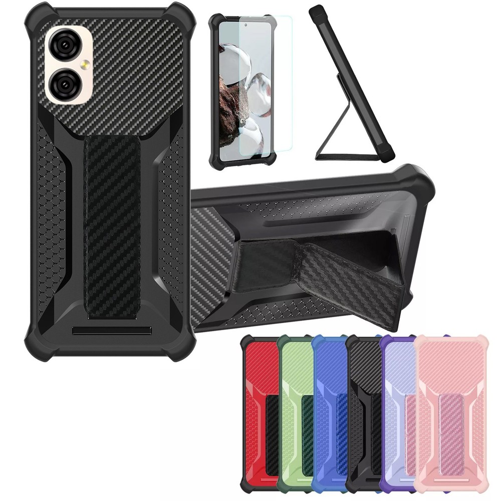 for BLU G34 Phone Case Cover Glass Screen Protector A1