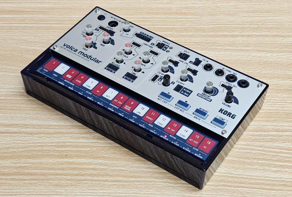 Korg Volca Semi Modular Analog Synthesizer Module with Angled Desktop Stand
